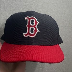 Boston Red Sox fitted flat bill hat